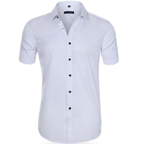 Camisa social Adulto manga curta (95% poliéster 5% elastano) - Image 2