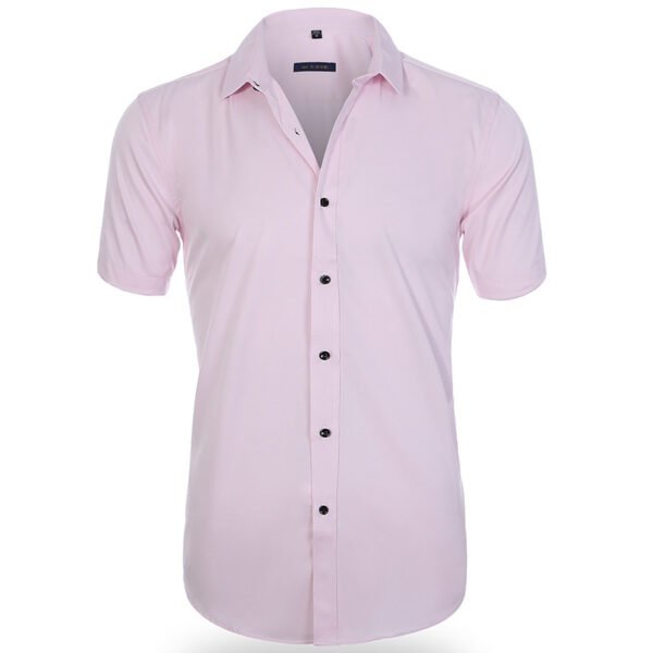 Camisa social Adulto manga curta (95% poliéster 5% elastano) - Image 3