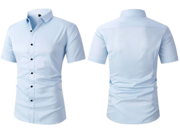 Camisa social Adulto manga curta (95% poliéster 5% elastano) - Image 19