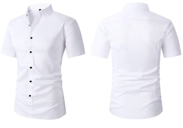 Camisa social Adulto manga curta (95% poliéster 5% elastano) - Image 20