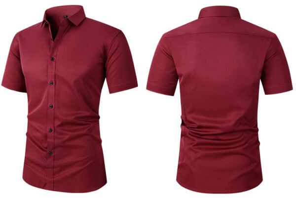 Camisa social Adulto manga curta (95% poliéster 5% elastano) - Image 22